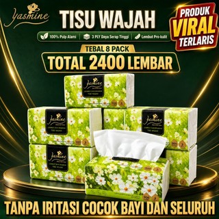 Yasmine tisu[8pcs] aily Soft Facial Tissue - 8pcs x 300 Sheets Helai 3 Ply - tisu wajah - tisu murah
