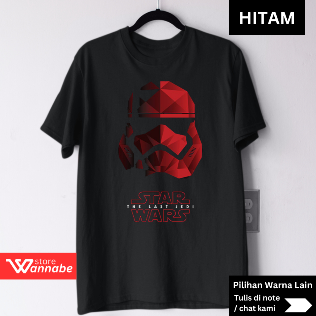 ST4RWARS SUPERHERO MOVIE FILM เสื้อยืด Premium 24s Combed Cotton – Anti-Stretch & หนา Solid Black S-