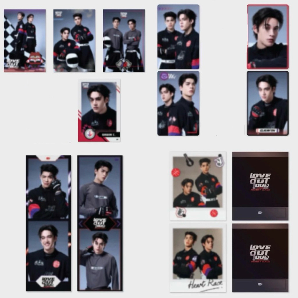 [ถ่ายภาพมือทั้งหมด] ชุดรูปถ่ายขนาดเล็กอย่างเป็นทางการ JossGawin LOL 2026 GMMTV Joss Wire Gawin Caske