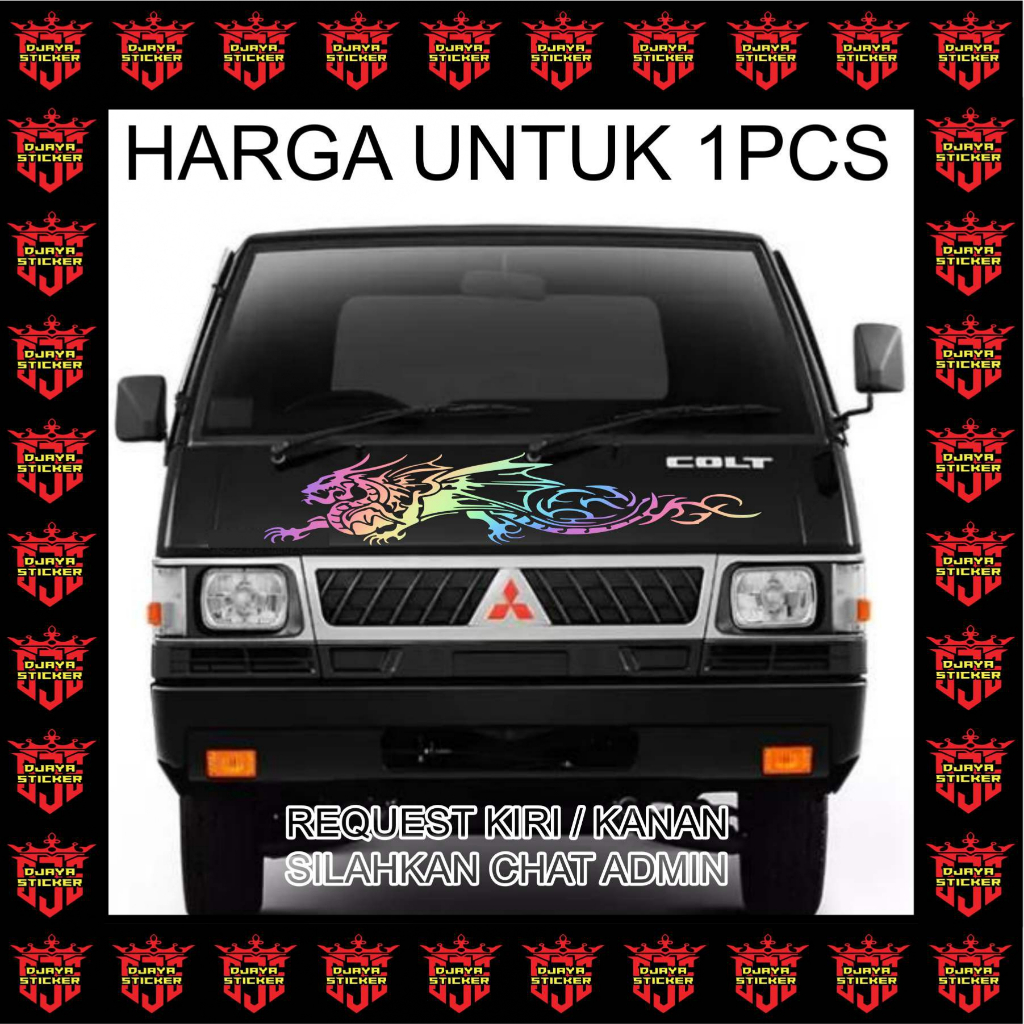 JUMBO DRAGON CUTING STICKER V1 UK20X100CM UNIVERSAL CAR BUS TRUCK VARIATION STICKER