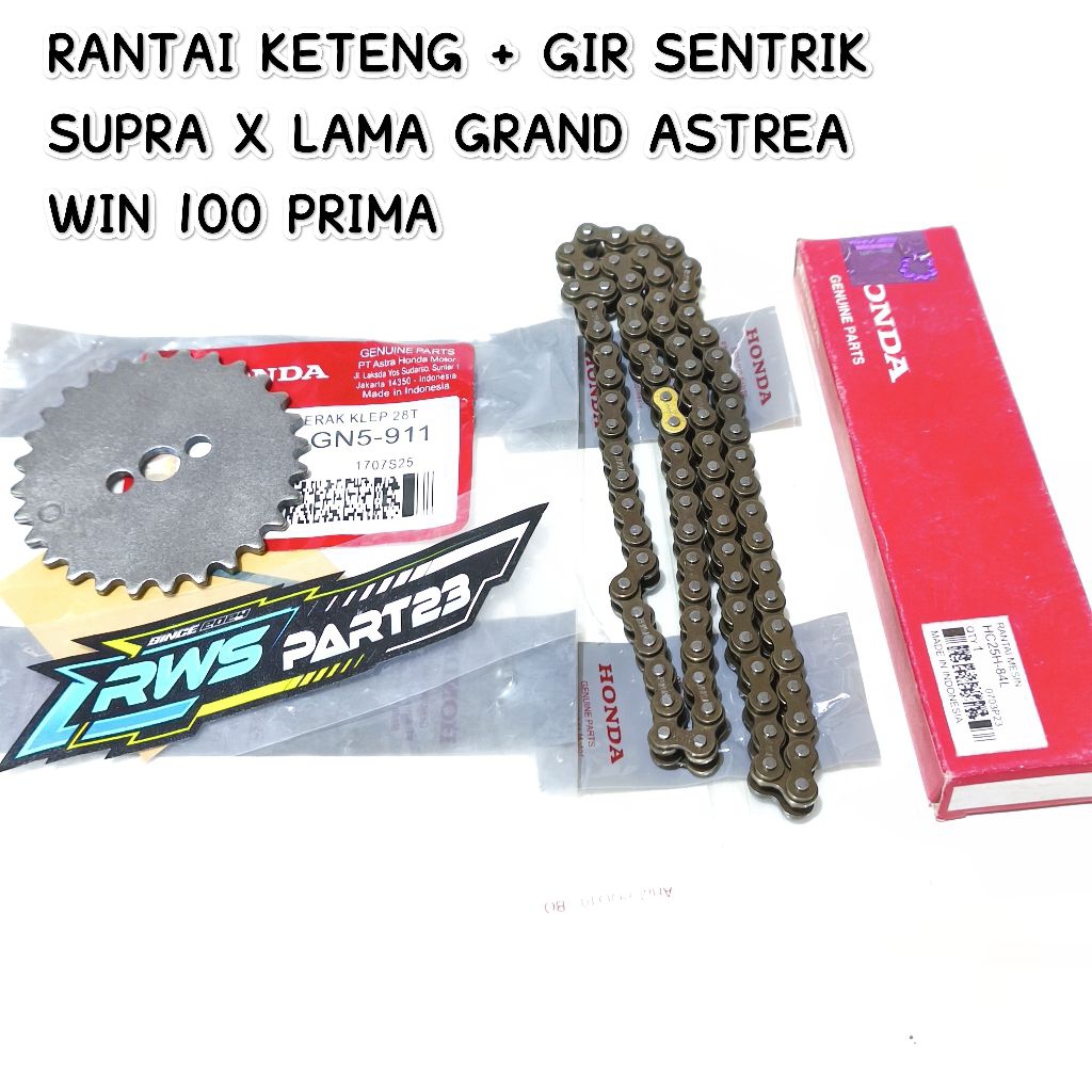 โซ่ KETENG เท่านั้น HC25H-84L + CENTRIC GEAR SUPRA X OLD GRAND ASTREA WIN 100 PRIMA