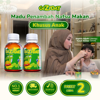 Gizidat Madu Penambah Nafsu Makan 130 ml - Paket 2 Botol