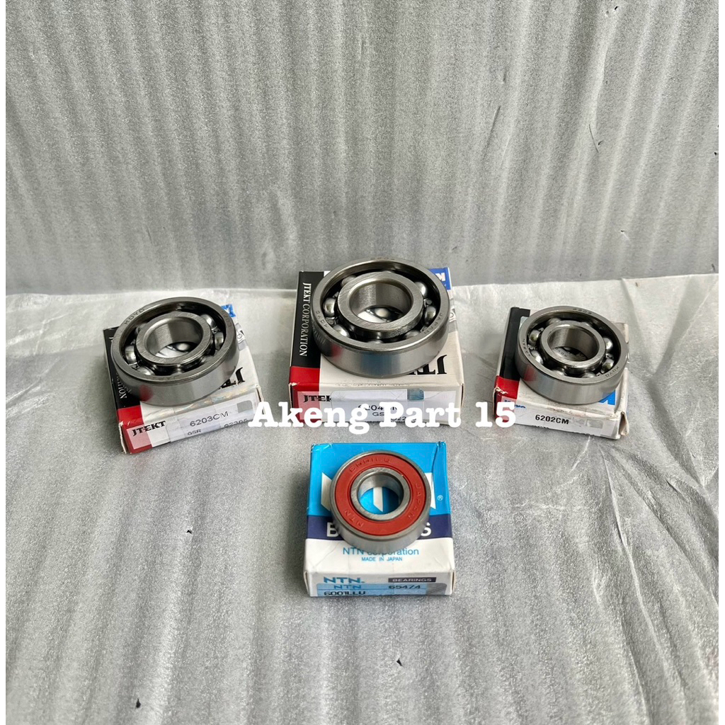 MESIN Bearing Ratio เครื่องยนต์ 4PC KOYO NTN ญี่ปุ่นต้นฉบับ Yamaha Jupiter z old Jupiter z burhan Ve