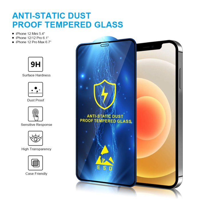 HP OPPO RENO 13 TEMPERED GLASS ANTI STATIC ESD /2/3 PRO/4 LITE/5/6 5G/7Z/8T 4G/11F/12F/13F/14PRO/15/