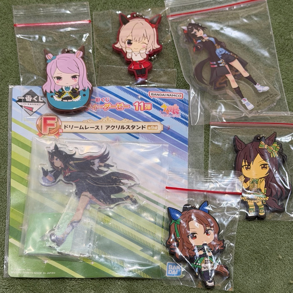 [อัปเดต 8 สิงหาคม 2026] Uma Musume Ichiban Kuji อะคริลิค Standee & พวงกุญแจยาง Mejiro McQueen Katsur