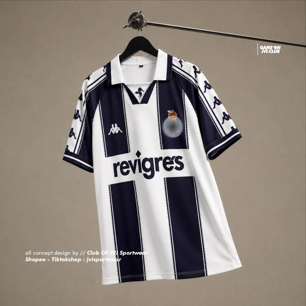 RETRO JERSEY P00RT0U - แขนสั้น