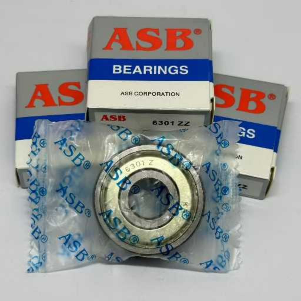 (10 ชิ้น) LAKER RODA 6301-ZZ ASB BEARING KLAHAR 6301ZZ ASB