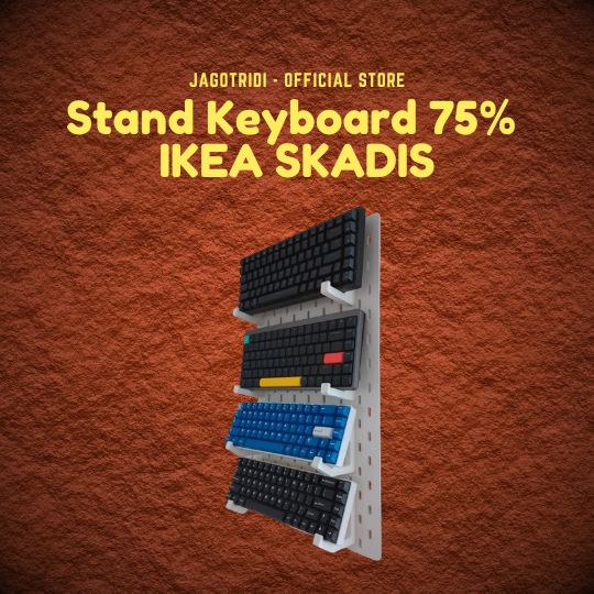 IKEA SKADIS ขาตั้งคีย์บอร์ด 75% - ที่วางคีย์บอร์ดแบบกลไก Desk Organizer