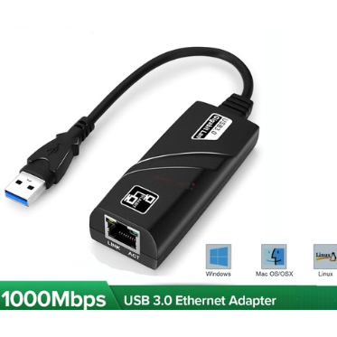 USB 3.0 ถึง GIGABIT LAN ETHERNET ADAPTER 10/100/1000Mbps - USB TO LAN