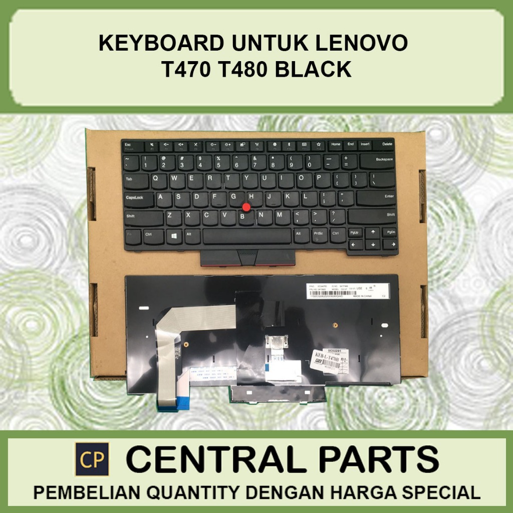 แป้นพิมพ์แล็ปท็อป Lenovo T480 T470