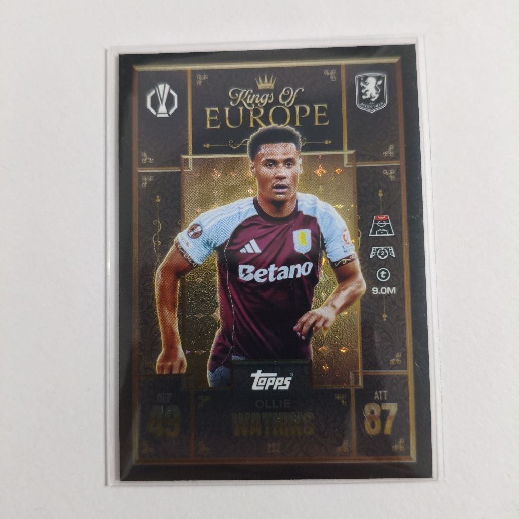 การ์ดฟุตบอล Topps Ollie Watkins Aston Villa