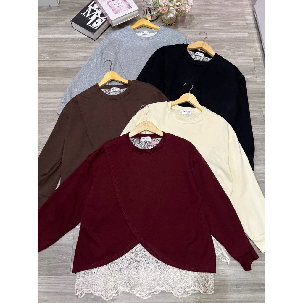 Karenina Lace Sweather Premium