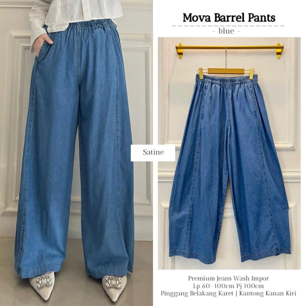 กางเกง Mova Barrel Pant Barrel by Satine