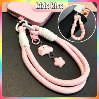 Tali Gantungan HP Pendek Lucu Aesthetic - Tali Gantungan Ponsel Bulu Lucu  Desain Bintang Awan, Ringan, Fleksibel  B112
