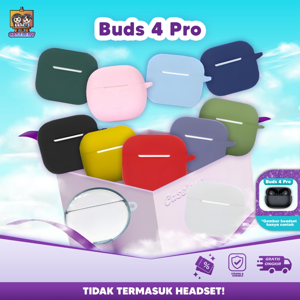 [RP] Redmi Buds 4 Pro Case Cover TWS Silicon Bening Polos Simple Clear