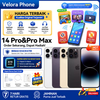 iPhone 14 Pro & 14 Pro Max 128GB 256GB 512GB WiFi Only 100% Original Second Cocok Gaming Live Streaming