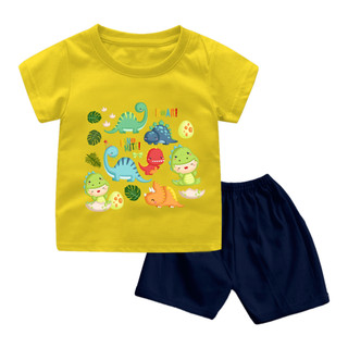 Naked&Free Setelan Anak Dinosaurus DinoFriend Series