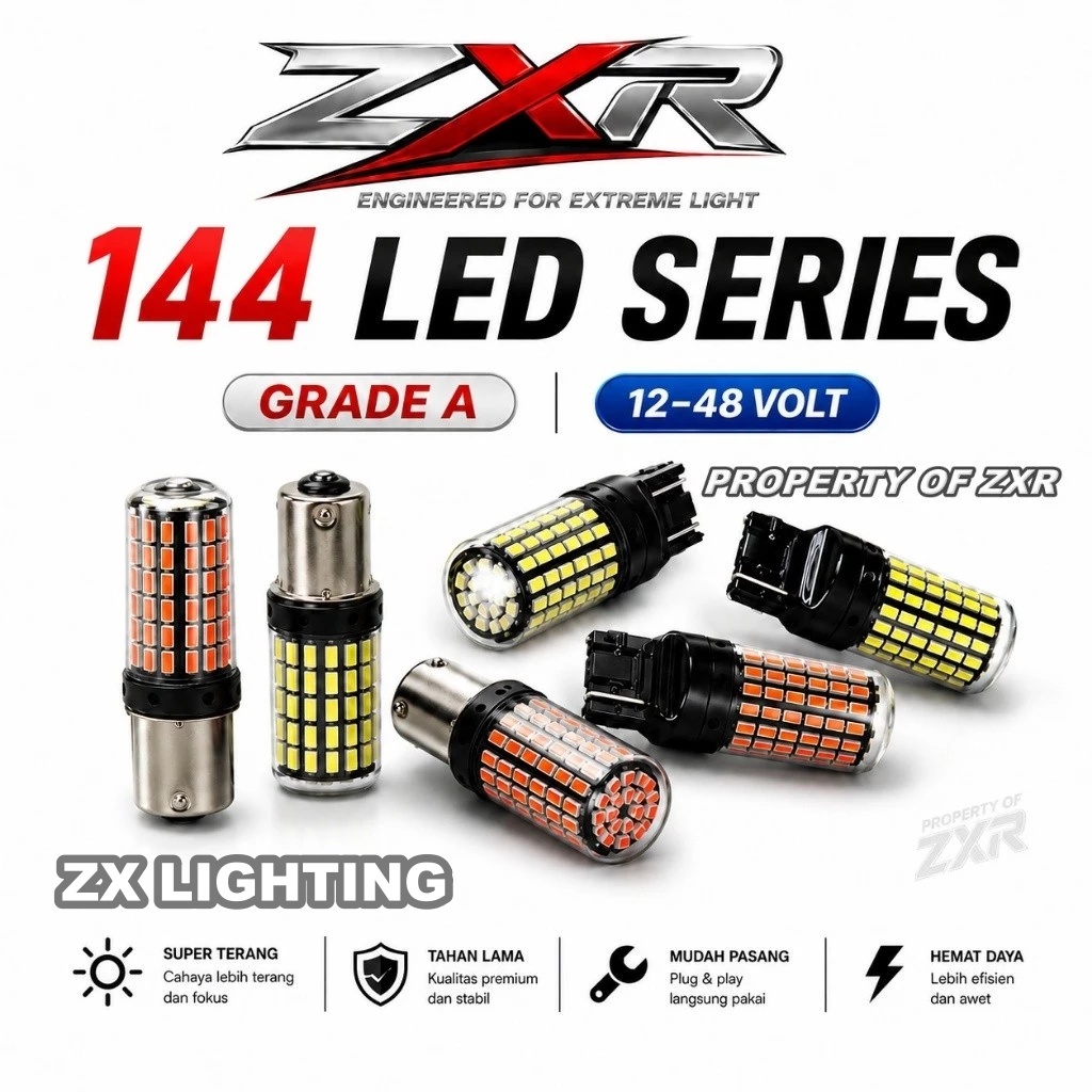 ไฟเลี้ยว LED ZX144 LED T20 1156 7440 1157 7443 BA15S BAU15S - คุณภาพสูงกระจกเบรคย้อนกลับไฟเลี้ยว
