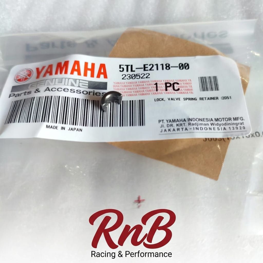 ตะปูวาล์วสําหรับ MIO, SOUL GT, XEON, X RIDE, RC, LEXI, AEROX 125, MIO M3, N-MAX 5TL-E2118-00 YAMAHA 
