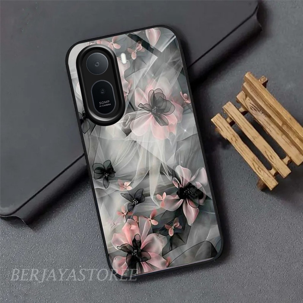 [MG1119] เคสสําหรับ Poco C81 C81 Pro C85x ล่าสุด 2026 - Luxury Glossy Glass Softcase Poco C81 C81 Pr
