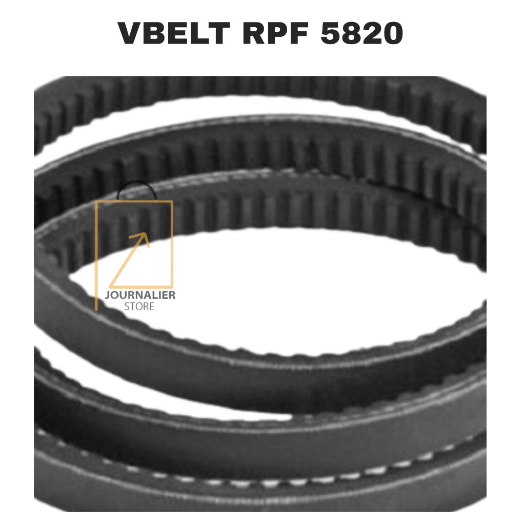 สายพานพัดลม VBELT RPF5820/RPF 5820/B82/B 82 TEETH VPOWER V POWER BY BANDO