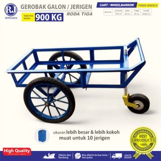 handcart / wheelbarrow / Gerobak dorong RODA TIGA / gerobak praktis multifungsi dan serbaguna Roda tiga ukuran JUMBO / GEROBAK GALON / GEROBAK JERIGEN / handcart / wheelbarrow