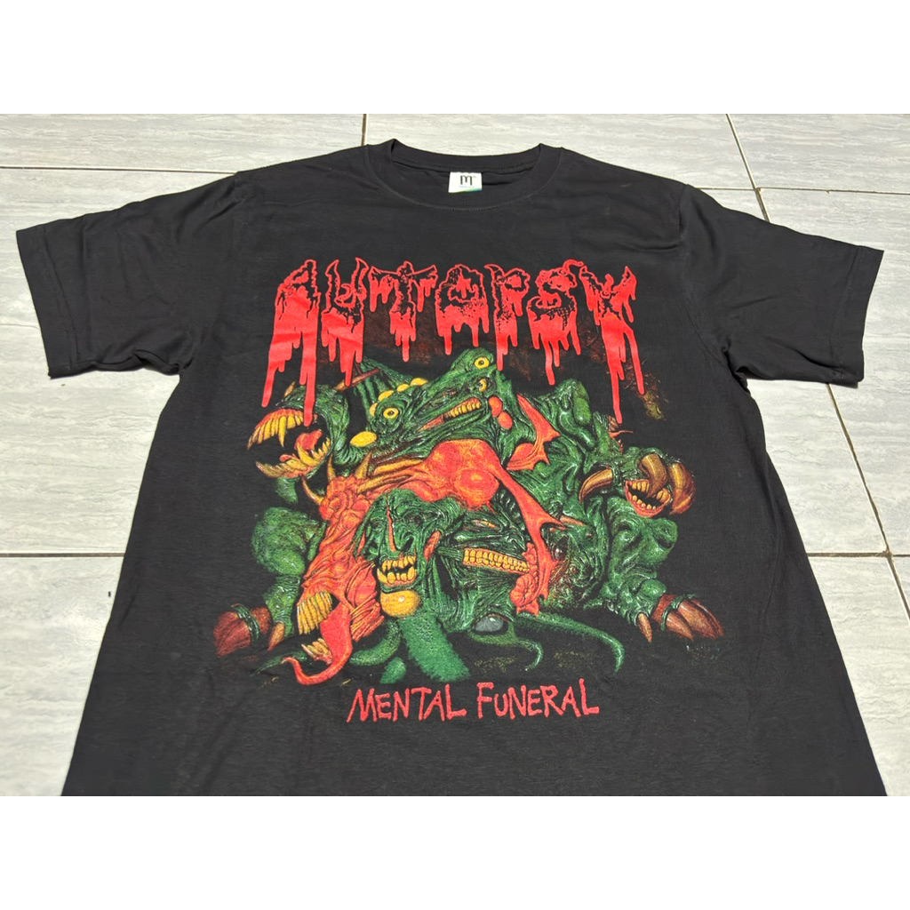 เสื้อยืด AUTOPSY งานศพจิต ลายดนตรีเมทัล | เสื้อยืดวงดนตรีบูทเลก