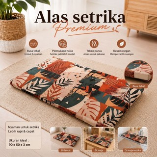 Alas Setrika + Busa Tebal 3cm Premium