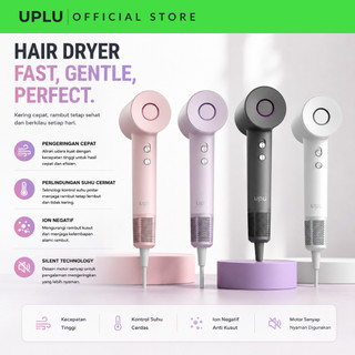 UPLU High Speed Hair Dryer Portable Ion Negative Travel Size Pengering Rambut Profesional