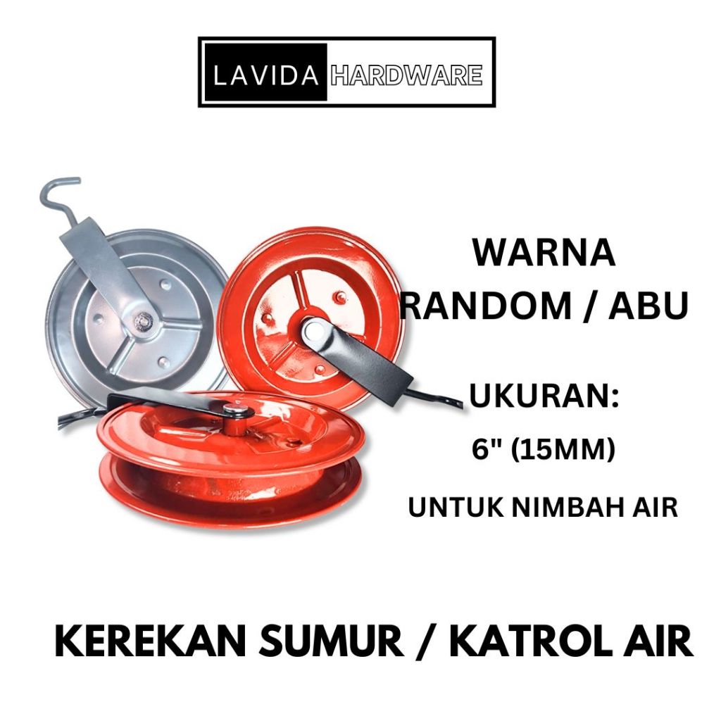 WELL WINCH WELL PULLEY WATER COR WASTE 6 นิ้ว 15 ซม