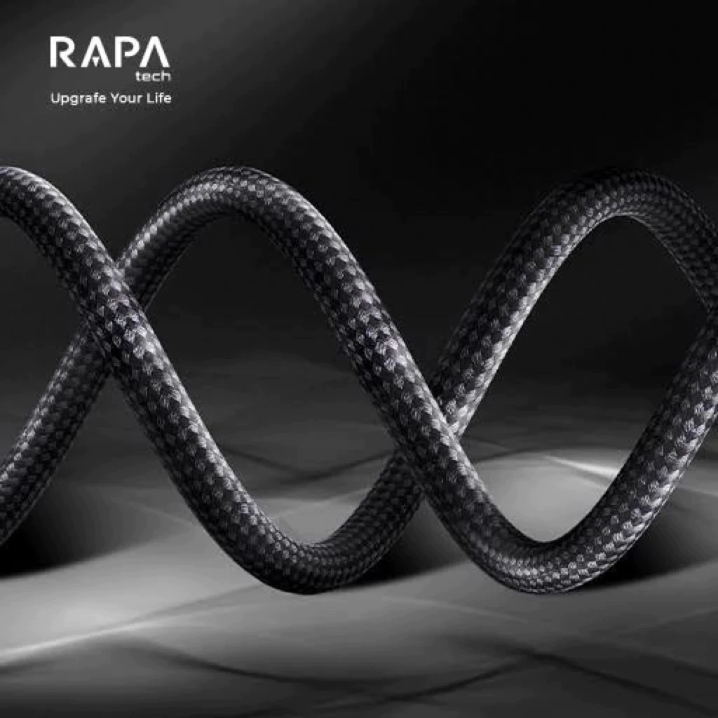 RAPAtech DC3033 สายชาร์จ Type-C to Type-C 60W สำหรับ Android iPhone 15 16 17 thumbnail 4
