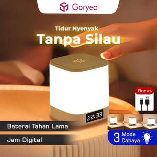 Goryeo Lampu Tidur LED Remote Control Lampu Portable Lampu Emergency Anti Silau Baterai Tahan Lama