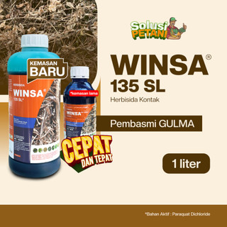 Obat Rumput Winsa 1Ltr Herbisida Pembasmi Aneka Macam Gulma Rumput Liar / Tanaman Liar, Obat Hama Rumput / Obat Rumput Liar Hama Gulma Berdaun Lebar dan Sempit