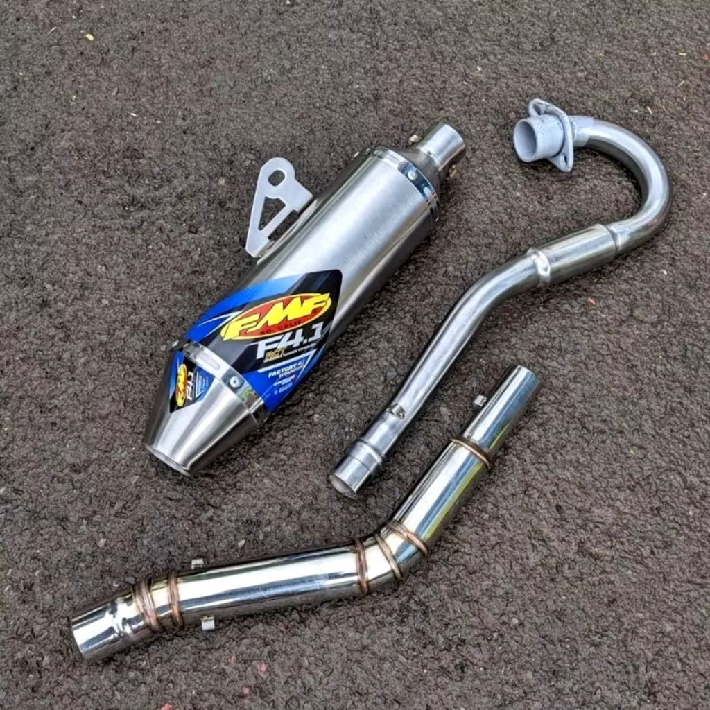 Racing ไอเสีย FMF F4.1 ท่อไอเสีย 38 มม.สําหรับ Ksr110 Ksr110 pro Msx125 Xtz125/150 Xr150/200 Klx150 Crf150 dtracker Nxr125/150