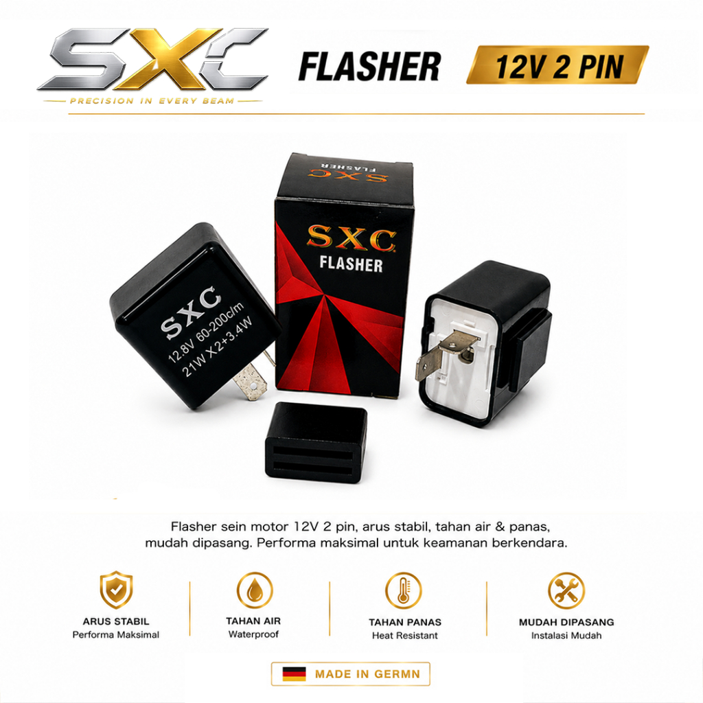 ไฟฉาย SEN MOTOR FLASHER SEN FLASHER SXC FLASHER SEN MOTOLIGHT I Flasher Sen Motor CR7 I Flasher Sen 