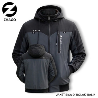 Jaket Pakai Kupluk Terbaru Tahan Air dan Angin ZHAGO ORIGINAL