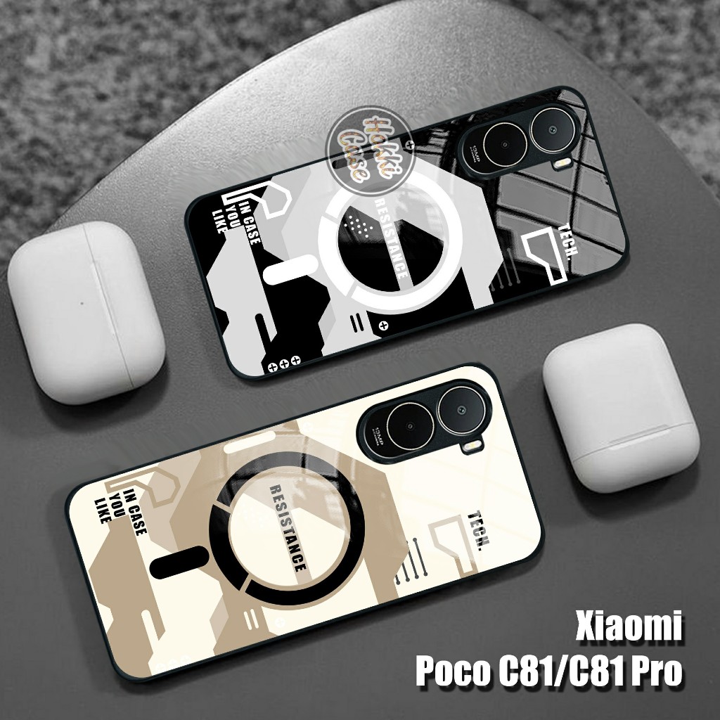 Poco C81 C81 Pro Case - Softcase Glass Poco C81 Pro C81 - Poco C81 Poco C81 Pro Case - Poco C81 Pro 