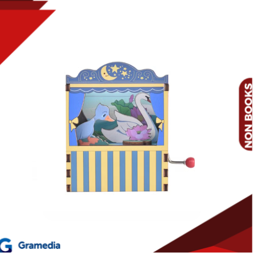 Gramedia Medan - KAKAO MUSIC BOX BLACK SWAN - HANDCRANK WMB-89