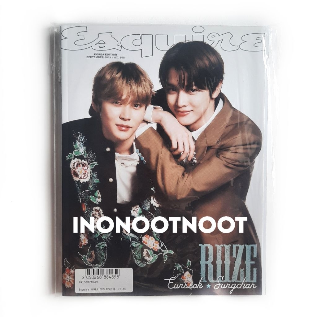 EUNSEOK SUNGHAN ESQUIRE 2024.9 MAGAZINE