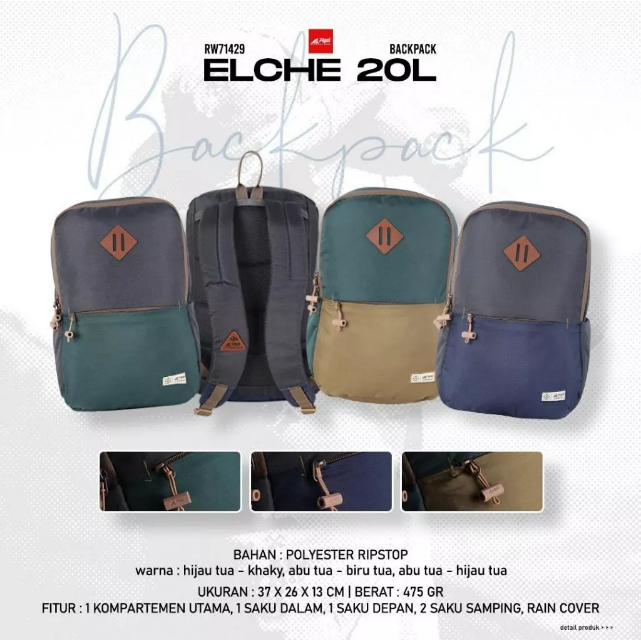 กระเป๋าเป้ Elche 20 ลิตร Arei Outdoorgear 71429