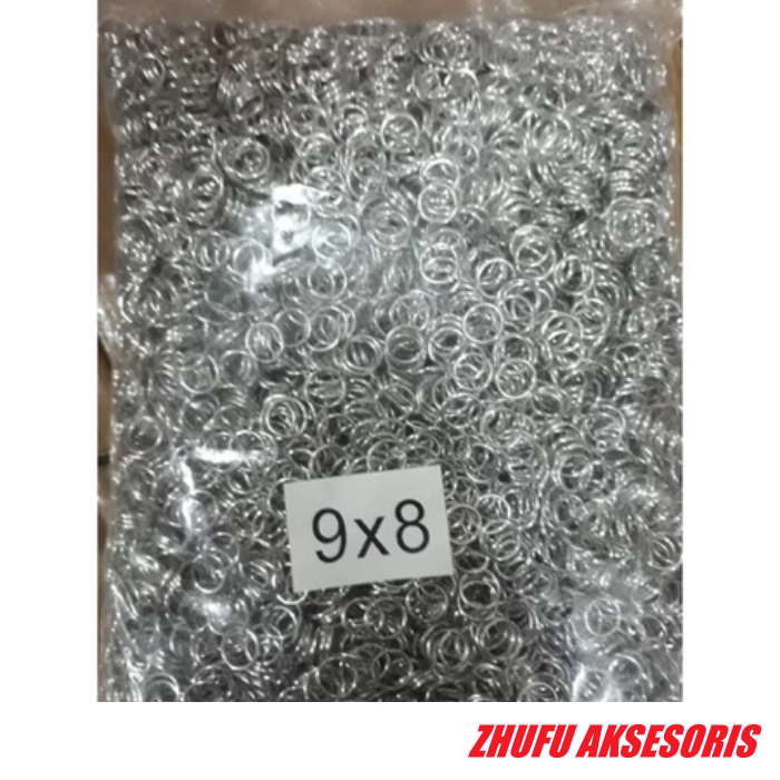 แหวนเดี่ยว 9x8 เงินเนื้อหา 1กก