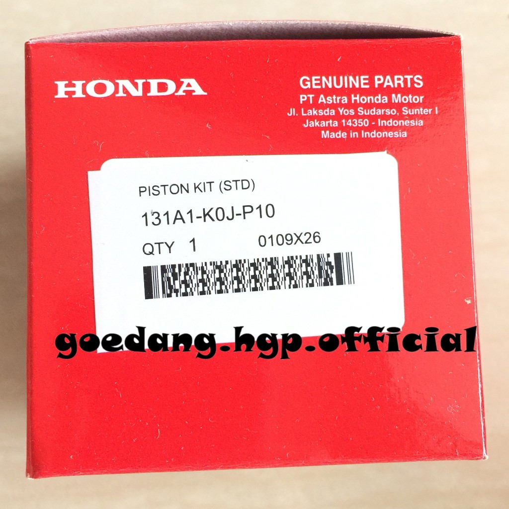 ชุดลูกสูบ (STD) GENIO BEAT K1A K1AL SCOOPY K2F K2FP ORIGINAL AMM 131A1K0JP10
