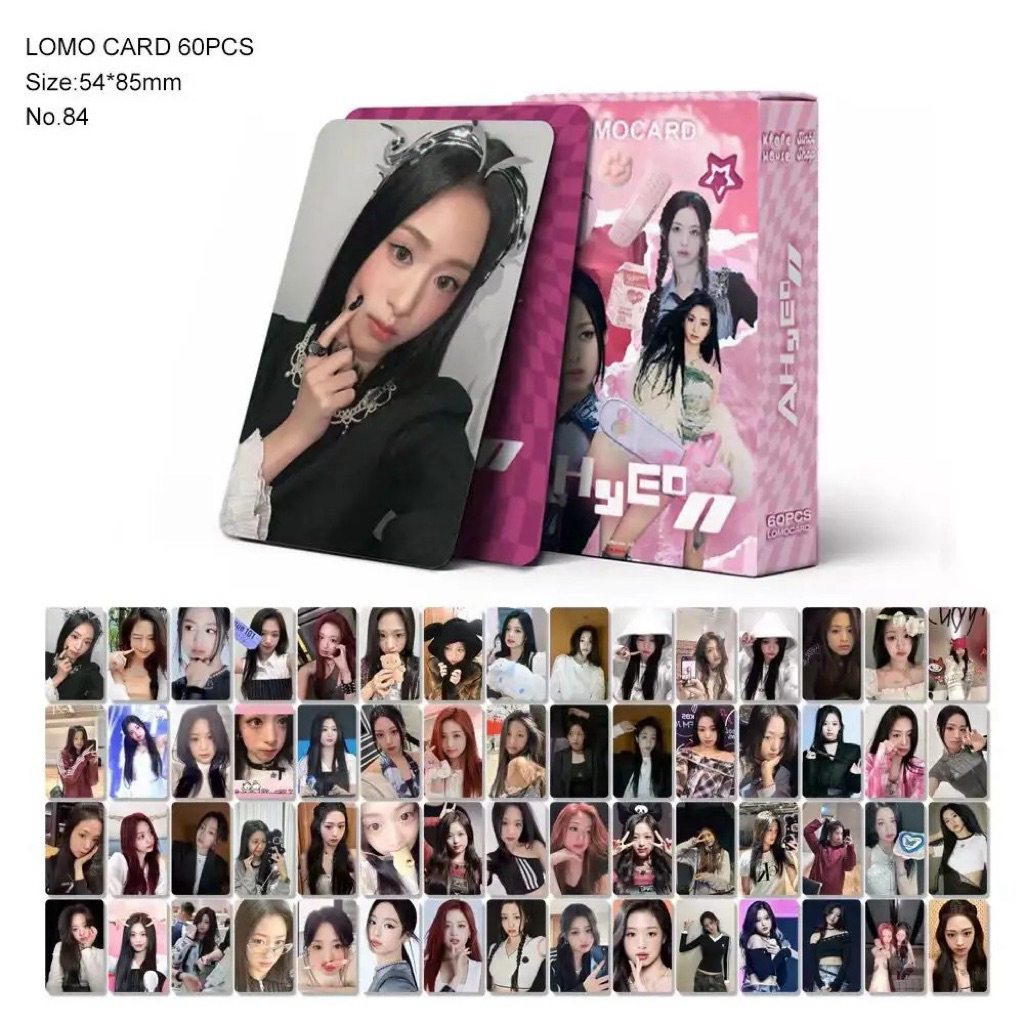 Ahyeon Babymonster Photocard 60 ชิ้น Lomocard