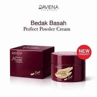 DAVIENA SKINCARE - Bedak Basah Perfect Powder Cream10grm All Variant | Bedak Basah Ivory | Bedak Basah Beige | Bedak Basah Brown By Daviena Skincare Original