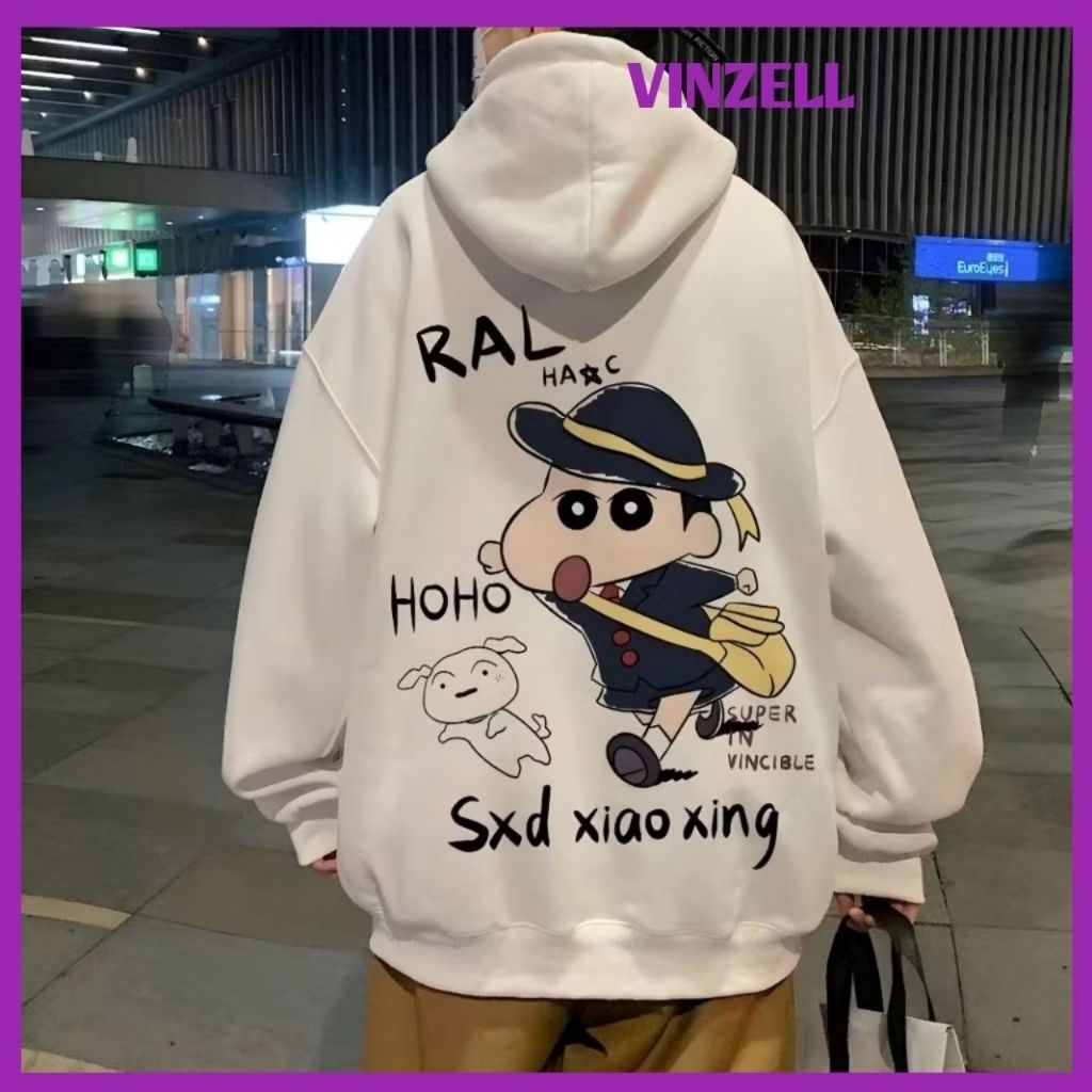 ( S - XXXXXL 6XL ) Hoodie SINCHAN CRAYON SIN-CHAN SIRO DOG Pullover Jacket BIG SIZE OVERSIZE ML XL X
