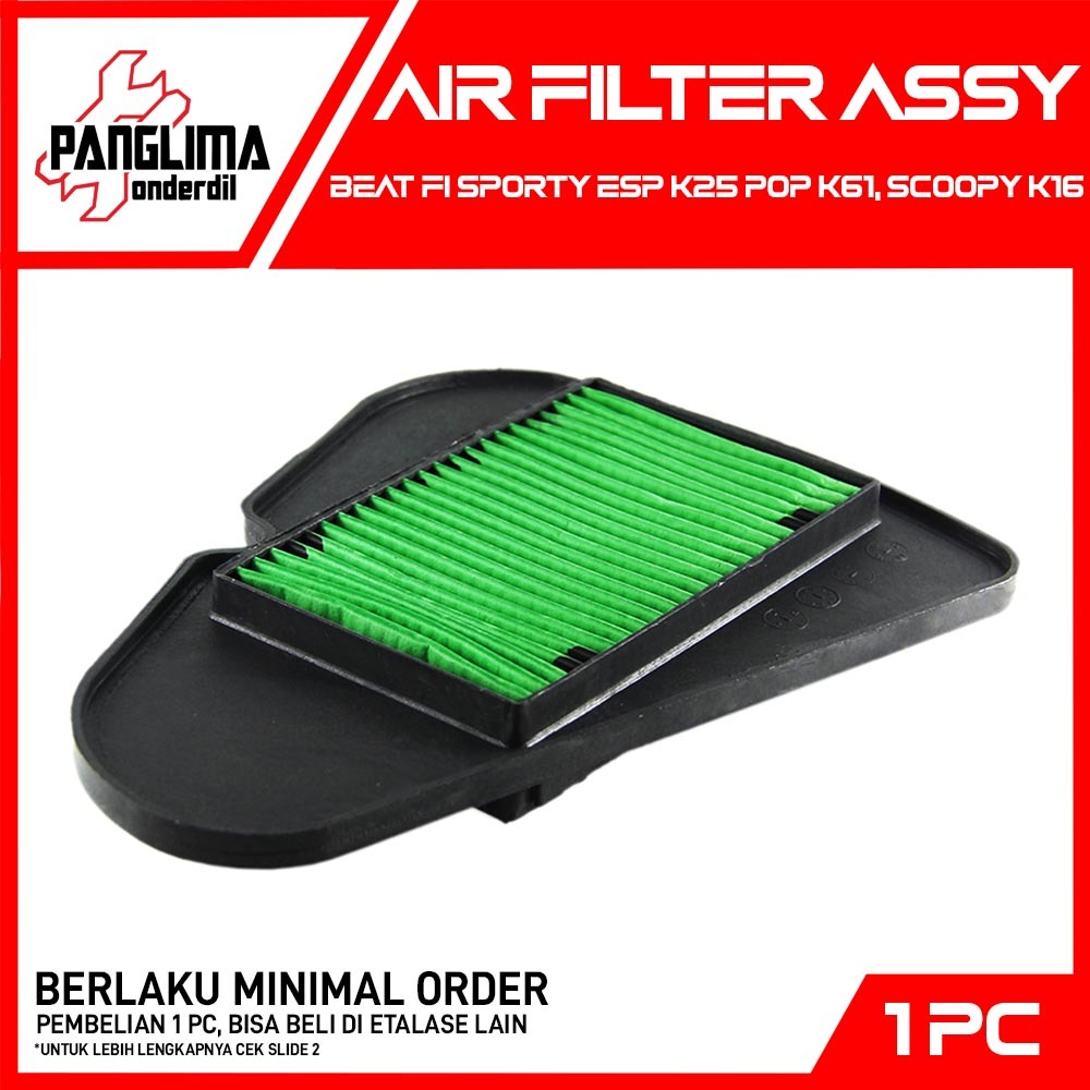 WHOLESALE กรองอากาศ Assy Beat FI Old Early Sporty eSP K25 Old Street K81 Pop & Scoopy K16 กรองอากาศโ