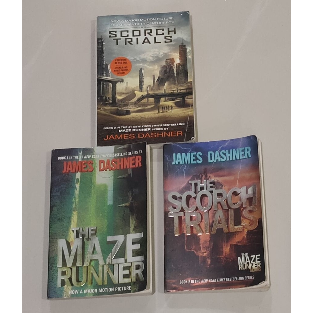 [Preloved] Novel The Maze Runner Series - James Dashner Original English (The Maze Runner, The Scorc