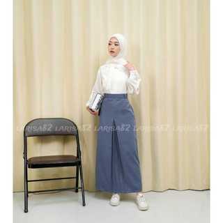 ROK SPAN BELAH SATU SEKOLAH SMP SMA SMK WARNA ABU COKLAT HITAM PUTIH BIRU