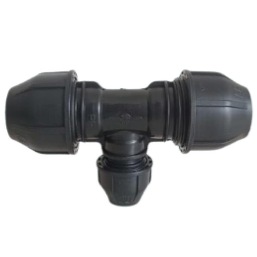 ข้อต่อประคบ HDPE Tee ลด - 50mm x 32mm