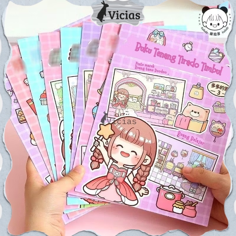 Telado Dodojam Bubble Sticker 3D Home DIY Quite Book